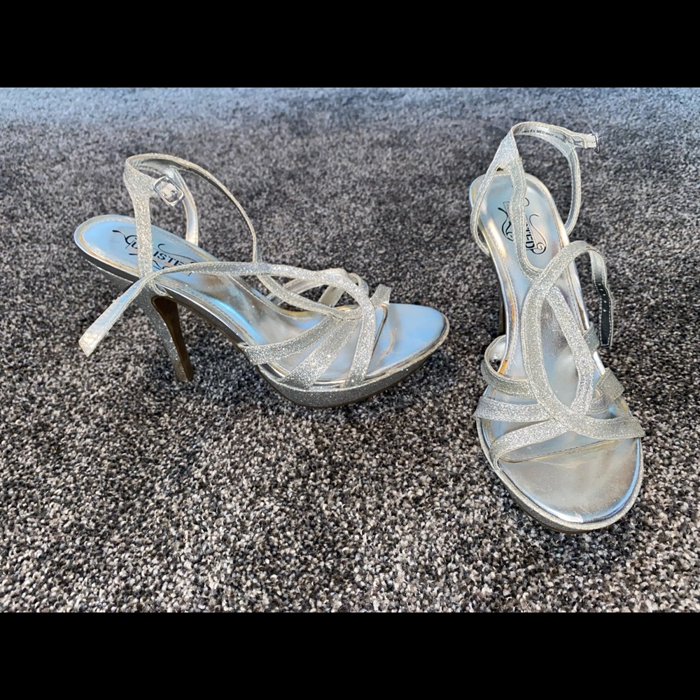 Silver heels